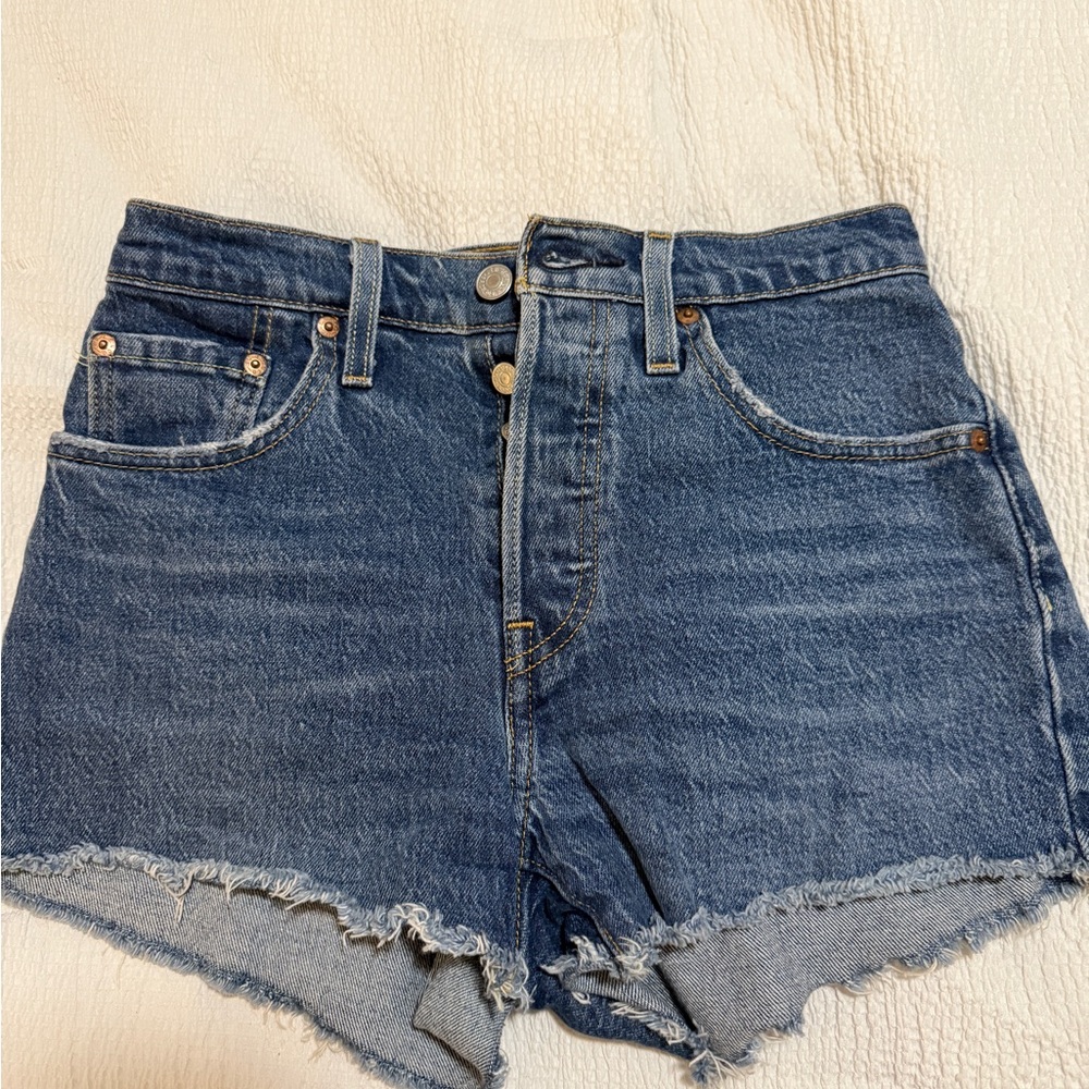 Levi Women Denim Shorts